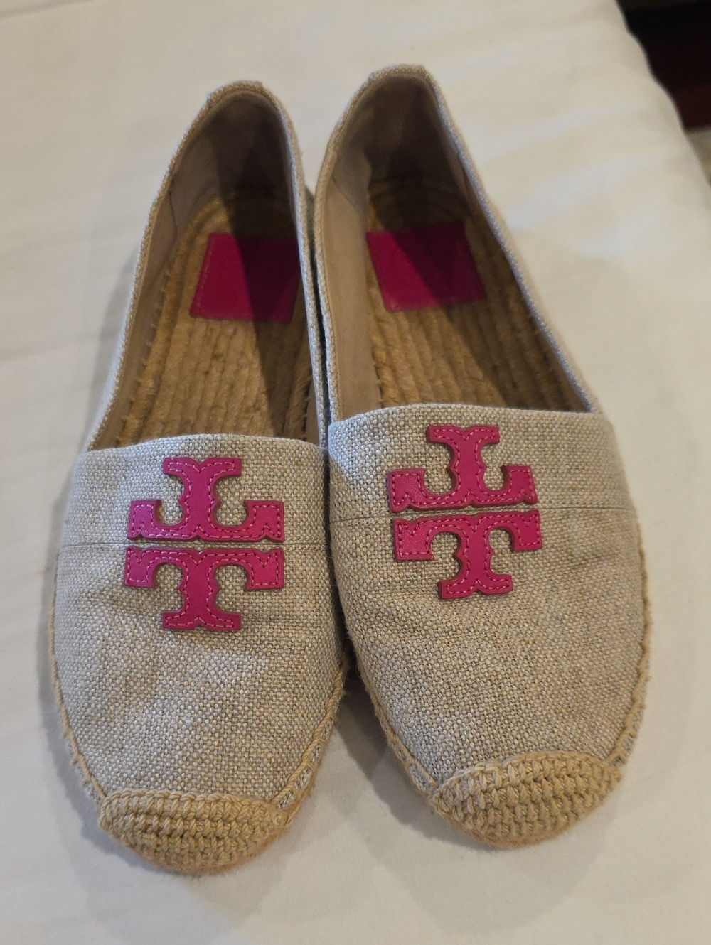 Tory Burch Weston Espadrilles, Size 8